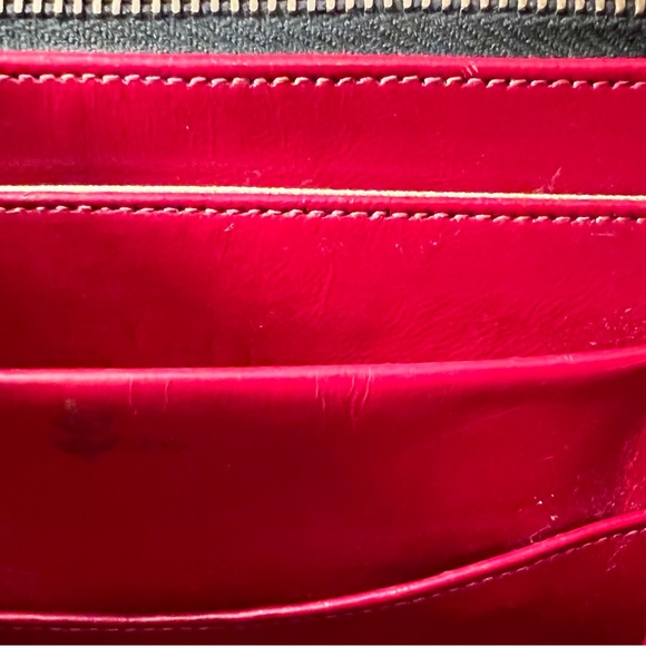 Vintage BASS Alligator Crocodile Handbag with Lipstick Red Leather interior! - Picture 10 of 10